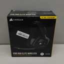 CORSAIR VOID RGB ELITE Wireless Gaming Headset  7.1 Surround Sound  Omni-Directional Microphone  Microfiber Mesh Earpads  Up to 40ft Range  iCUE Compatible  PC, Mac, PS5, PS4  Carbon (Black)