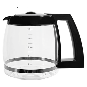 12-Cup Replacement Glass Coffee Carafe for Cuisinart Coffee Maker Models DCC-1200, DCC-1100BK, DCC-2650, CHW-12, CHW-12P1, DGB-550BK, DGB-550BK1, DGB-625BC, DGB-700BC, and SS-12 | Part# DCC-1200PRC