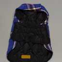 Kuoser Waterproof Dog Coat, Reversible Dog Jacket for Small Dogs, Adjustable Durable Doggie Winter Coat Warm Cozy Puppy Cold Weather Apparel from Small to Large Breed, Navy S (Small (Pack of 1))