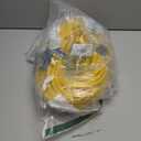 Clear Power 100ft 12/3 SJTW Yellow Outdoor Extension Cord w/Power Indicator Light, CP10149