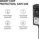 15V 2A Power Supply AC Adapter Charger Input 100V-240V, Output DC 15Volt 2 Amp 30 Watt 15V Power Cord AC to DC15Volt 3.5/1.35mm 4.0/1.7mm 4.8/1.7mm Regulated Power Adapter Extra Long 6 FT
