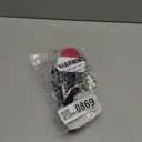 Nicky Bigs Novelties Adult News Anchor Microphone Prop - Fake News Microphone with Flag, Plastic Wireless prop for Reporter, Anchorman, Journalist Costume, Career Day, Halloween - Black, One Size