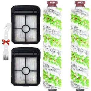 for Bissell CrossWave Pet Pro 2306A CrossWave 1785 Series Replacement Parts 2 Pack 2460 Multi-Surface Pet Pro Cleaner Brush Rolls Tangle-Free+2 Pack 1866 Vacuum Filters Part 1613568 1608684 for Bissell CrossWave Pet Pro 2306A CrossWave 1785 Series Replacement Parts 2 Pack 2460 Multi-Surface Pet Pro Cleaner Brush Rolls Tangle-Free+2 Pack 1866 Vacuum Filters Part 1613568 1608684