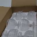 Kingrol 6 Pack Glass Dessert Bowls, 10 oz Mini Trifle Bowls, Glass Serving Bowls for Ice Cream, Fruit, Pudding, Snack, Cereal, Nuts