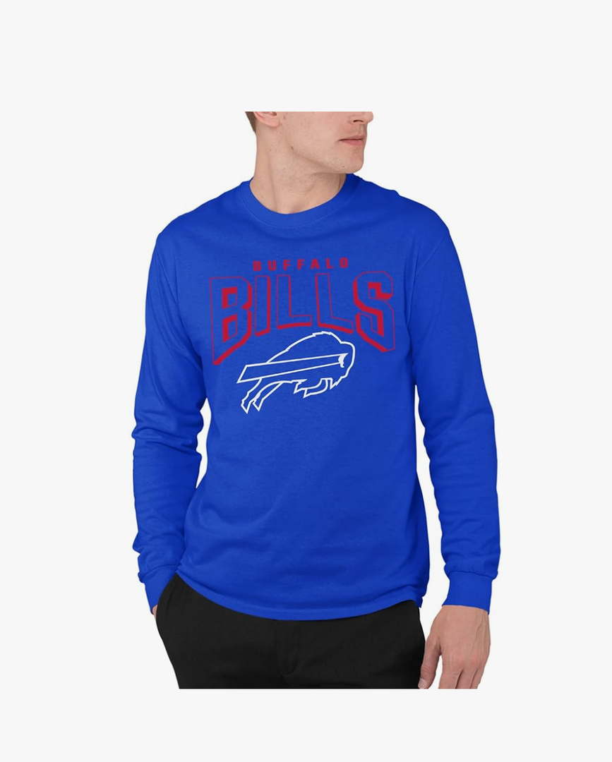 NFL Junk Food Bold Logo Long Sleeve T-Shirt, Size M