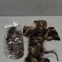 Clip in Hair Extensions PCS Brown mix Blonde Long Wavy Hairpieces 24Inch Hair Extensions Clip Ins Soft Synthetic Hairpieces for Women