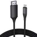 HDMI Cable for iPhone, Upgraded 1080P HDTV HDMI Cable Adapter Connector, Digital AV Video Sync Screen Compatible Converter for iPhone/i-Pad Devices, No Need Power Supply (13.2 ft, Black)