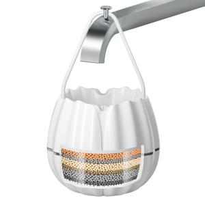 Bath Filter for Tub - Cobbe Water Filter for Bathtub, Removes Hundreds of Contaminants for Smoother Skin & Hair, 3500 Gallons of Filtration, BPA Free(Upgrade Version), White