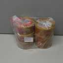 Stop Sign Sealing Tape Pre-Printed " IF SEAL IS BROKEN,CHECK CONTENTS BEFORE ACCEPTING" ,Heavy Duty Packing Tape with Dispenser 2 Inch x 110 Yards,Packaging Tape for Moving and Shipping (Brown)