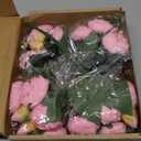 Artificial Peony Flowers, 4Pcs Silk Peonies Fake Peony Bouquets for Home Wedding Office Party Decor (Pink)