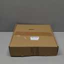 Christmas Placemats Set of 6 Round Greenery Place Mats Xmas Circular Artificial Wreath Dining Table Decor Winter Fake Plants Branches Mats for Kitchen Accessories (Norfolk and Powder Snow)