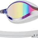 Racing Swimming Goggles for Adult and Youth 180°Wide Clear View Anti Fog/UV No Leakage Swim Glasses for Men Women