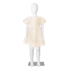 Kid Mannequin Full Body Adjustable Faceless Mannequin Torso Child Dress Form Realistic Adjustable Detachable Manikin Body Display with Metal Base for Children 43.3 Inches