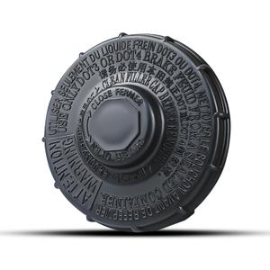 2 x Yojunauto Brake Master Cylinder Fluid Reservoir Cap Compatible with Honda Accord CR-V Civic Prelude