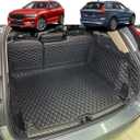 Cargo Mat Compatible with 2018-2026 Volvo XC60 Trunk Mat (and Rear Left and Right Side Panels) Cargo Liners for XC 60 All Weather Anti-Slip