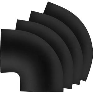 Bates- Corners for Floor Cord Covers, 4 pcs, Black, Corners for Floor Cord Covers for Wires on Floor Cord Cover, Corners for Extension Cord Cover Floor, Cord Protector Floor Cable Cover Corners