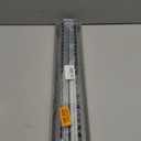 Repa Market 13" x 3" Inch Air Exhaust Grille for Round Ducts - 2 Adjustable Louvre Blades - Galvanized Air Supply Vent Cover - Side Fit Round Surface Canal Ducting from 6.30" to 15.74" Inches