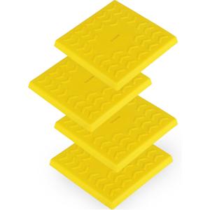 OULEME RV Leveling Block Top Cover, 4 Pack RV Jack Pad Cap, Interlocking Leveling Pad Cap for Camper Travel Trailer