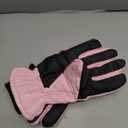 Boao Kids Winter Ski Gloves Waterproof Warm Snow Mittens Full Finger Gloves for Toddlers Infants (10 - 15 Years, Pink)