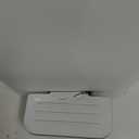 rejomiik Small Bathroom Trash Can with Lid, 2.1 Gallon Step Garbage Can with Handle, Slim Mini Wastebasket Bin for Bedroom, Office, Dorm, White