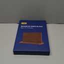 HOSHANHO Magnetic Knife Block 14 x 10 Inches, Double Sided Magnetic Knife Holder Rack for Kitchen Counter, Acacia Wood Magnetic Knife Storage Stand with Knife Sharpener