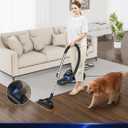 Canister Vacuum Cleaner, 40Kpa 1600W Cyclon Power Bagless Canister Vacuum Cleaners for Home, 3.7QT Large Dust Cup, Lightweight Vac for Hard Floors, Carpets, Pet Hair, Blue
