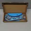 Jar Opener for Weak Hands, Seniors with Arthritis, 5 in 1 Multi Function Bottle Opener Lid Opener For Arthritic Hands with Non Slip Rubber Jar opener Gripper Pad(blue) (3-piece set)