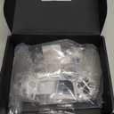 eXtremeRate Full Set Shell with Buttons Touchpad Cover, Clear Custom Replacement Decorative Trim Shell Front Back Plates Compatible with p s 5 Controller BDM-010 020 - Without Controller