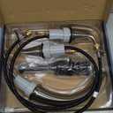 VXV Bathroom Faucet 3 Hole, 8 Inch Widespread Bathroom Sink Faucet for Lavatory Vanity with Pop-up Drain Brushed Nickel