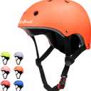 Kids Helmet, Toddler Adjustable Kids Ages 3-8 Years Old Boys Girls Multi-Sports Safety (Orange)