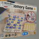 Matching Memory Game for Kids Age 3 4 5 6 7 8 9 Year Old, Travel Toys for Boys Girls 8 Double-Sided Cards Board Games Road Trip Essentials Airplane Car Camping Activity Ideal Christmas Birthday Gifts