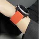 26mm 22mm 20mm QuickFit Watch Band Compatible with Garmin Fenix 8 7 6 5 3 hr 6s 5s 6x 5x Forerunner 935 945 965 Magnetic Silicone Watch Band for Garmin Instinct Approach MARQ Descent Quatix Epix Pro (Orange)