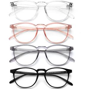 Blue Light Blocking Glasses for Women/Men - 4-Pack Computer Reading/Gaming/TV/Phone Glasses, Anti-Glare