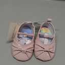 Josmo Baby Girl Dress Shoes Soft Sole Flats Crib Shoes Bowknot & Floral Design for Newborn & First Walker Sandals Size 3 Infant