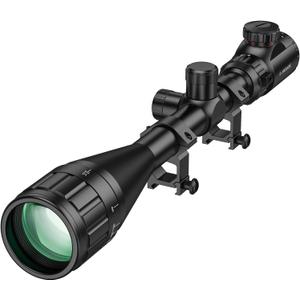 MidTen 6-24x50 AO Rifle Scope for Hunting - Red and Green Illuminated Long Range Scope - 1 inch Tube SFP with Rings (20mm) MidTen 6-24x50 AO Rifle Scope for Hunting - Red and Green Illuminated Long Range Scope - 1 inch Tube SFP with Rings (20mm)