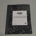 School Smart Hard Cover Composition Book, Unruled, 9-3/4 x 7-1/2 Inches, 100 sheets