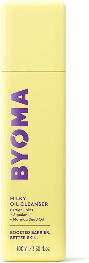 BYOMA Milky Oil Cleanser  Hydrating Facial Cleanser for Skin Barrier Repair  TriCeramide Face Wash for Sensitive Skin & All Skin Types  Deeply Hydrated Skin, No Oily Residue  3.38 fl oz