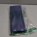 Cloth Placemats Set of 6, Cotton Linen Blend Machine Washable Durable Linen Table Mats, Heat Resistant Placemats Wrinkle Free Place Mats for Dining Table, Easy to Clean (Navy Blue, 6)