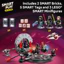 LEGO Star Wars SMART Play: Throne Room Duel & A-Wing Interactive Building Toy - All-in-One Set - Reacts to How You Move and Play with a SMART Brick - Gift for Boys, Girls and Kids Ages 9+ - 75427