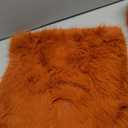 MIULEE Pack of 2 Fall Luxury Faux Fur Throw Pillow Cover Deluxe Decorative Plush Pillow Case Cushion Cover Shell for Sofa Bedroom Car 18 x 18 Inch Rust Orange