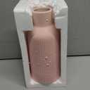 Mfacoy Ceramic Flower Vase, Minimalist Decor, Modern Home Decorative Vase, 8 in Small Pampas Grass Vases For Kitchen, Bedroom, Office, Living Room, Bathroom, Shelf Centerpiece Table Decorations (Pink)