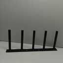 Shimeyao Wall Mounted Jump Rope Rack Multi Purpose Hoop Rope Holder Organizer Gym Fitness Equipment Storage Rack for Resistance Bands, Straps, Foam Rollers, Hardware Included