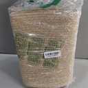 MINTWOOD Design 22in Extra Large Blanket Basket Holder Living Room, Rectangle Rope Woven Storage Basket with Handles for Laundry, Pool Towels, and Shoes, Dog Toy Organizer Bin Box, Oatmeal Brown