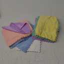 Beaupretty 10pcs Fleece Washcloths Soft Microfiber Face Towels for Boys and Girls Cloths for Bathing and Makeup Removal