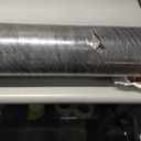 Rubber-Cal 03_168_W_FR_15 Fine Rib Corrugated Rubber Mats, 1/8" Thick x 4' x 15' Runners, Black