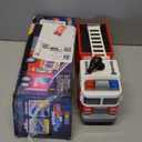 JOYIN LED Fire Truck Toy for Toddlers  LED Projections & Sirens, Bump and Go Fire Engine Trucks with Mode Switch & Volume Control, Kids Firetruck, Boy Toys, Christmas Birthday Gifts for Grandkids