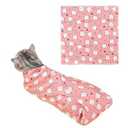 Vinqki 21.7'' Cat Grooming Wrap for Cutting Nails - Escape Proof Cats Restraint Wrap for Nail Clipping,Kitten Swaddle Wrap,Anti-Scratch & Anti-Bite,Easy Clipping & Care Pet Tool(M (up to 6 lbs)