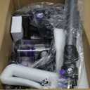 Comvtu Cordless Vacuum Cleaner Rechargeable with 2600mAh Detachable Battery, Powerful Vacuums with 2 Adjustable Modes, Lightweight Portable Stick Vacuum for Home (Hibiscus)