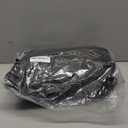 300D Heavy Duty Motorcycle Cover, SECELES All Season Durable Waterproof Outdoor Protection Scooter Cover 4 Reflective Tape Lock-Holes fits up to 86" Yamaha Honda Suzuki (XXL: 86" x 37" x 50") (Black)