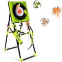 5 in 1 Axe Throwing Bristle Target for Backyard, Axe Throw & Lawn Dart Target Sets for Team Battles with 4 Axes 4 Stars 4 Darts 4 Lawn Darts 6 Arrows Indoor/Outdoor Games Competition-Ready Set